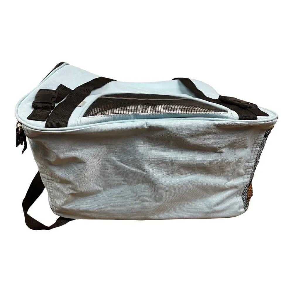 Paw & Pals Airline Approved Blue Pet Soft-Sided Carriers for Small Cats Dogs